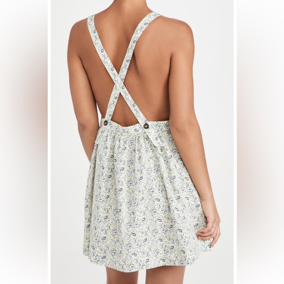 Free People Dresses & Skirts - Free people Floral Cross-Back Dress